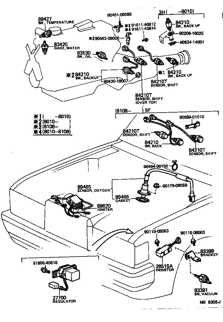 28529-54010 BRACKET, PREHEATING TIMER, NO.1 product image