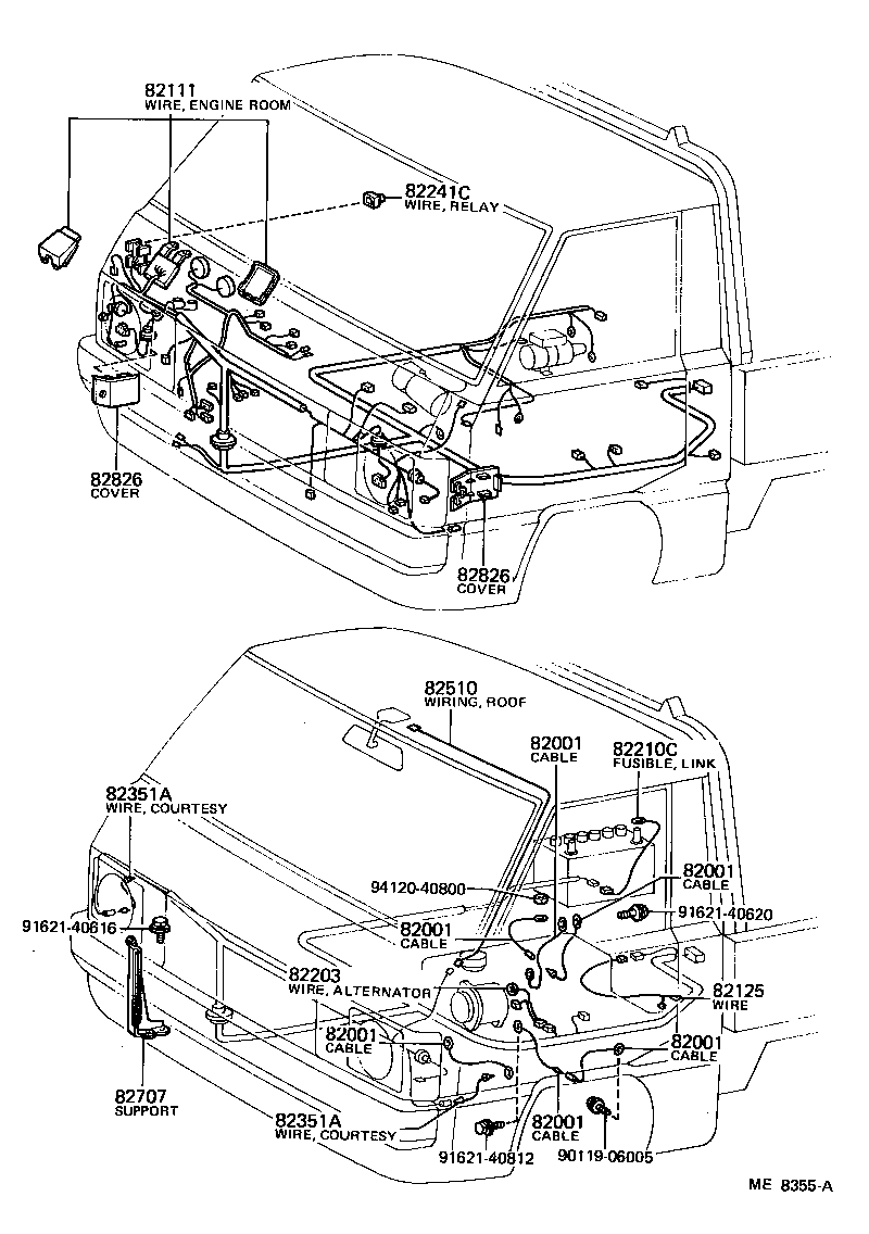 82403-95700 WIRE, FUEL GAGE product image