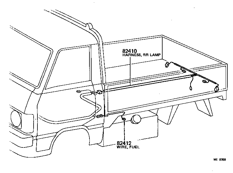 82403-95700 WIRE, FUEL GAGE product image