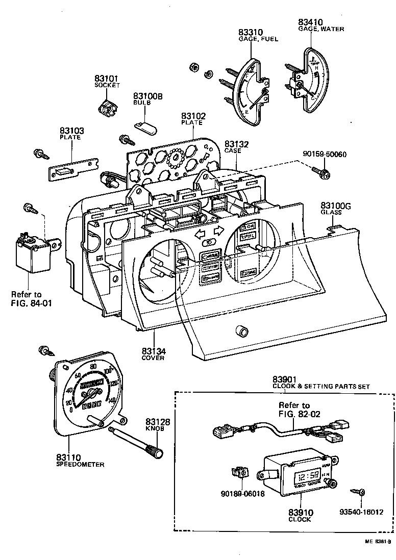83131-95700 DIAL, METER, NO.1 product image