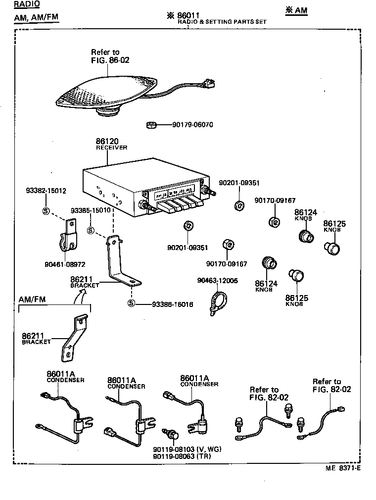 82028-95700 WIRE, STEREO COMPONENT, NO.1 product image