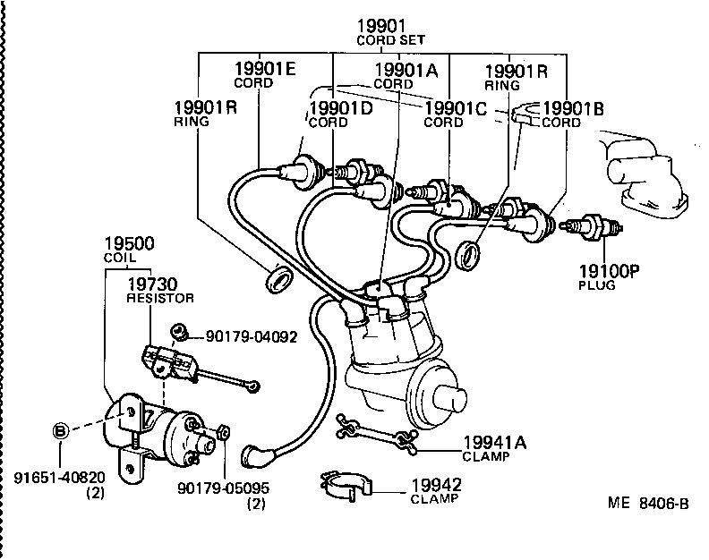 90919-02119 COIL ASSY, IGNITION product image