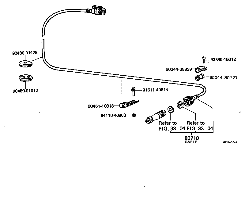 83132-87012 CASE, COMBINATION METER product image
