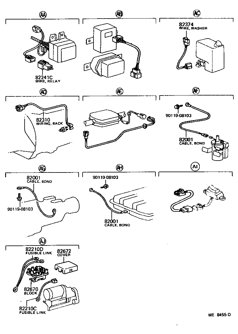 83712-95A00 PROTECTOR, WIRING HARNESS, NO.1 product image