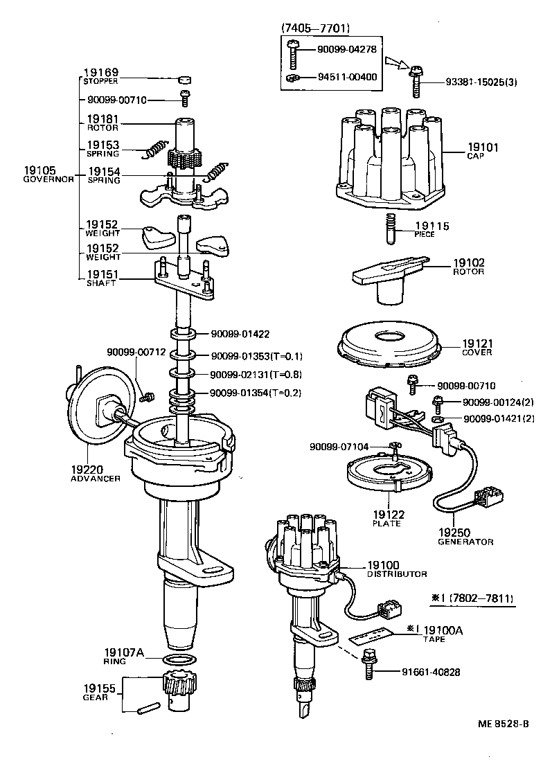 90099-14017 RING, O, DISTRIBUTOR HOUSING product image
