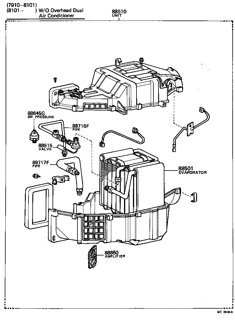 88605-95705 HARNESS SUB-ASSY, COOLER WIRING, NO.1 product image