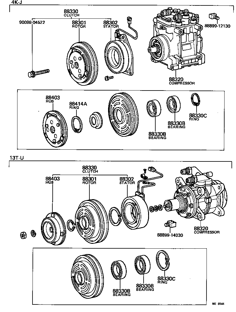 88320-22110 COMPRESSOR ASSY, COOLER product image