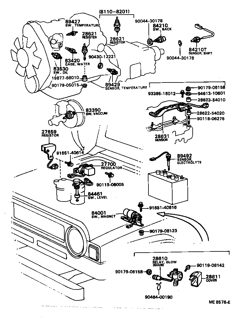 87123-87604 KNOB, HEATER BLOWER SWITCH product image
