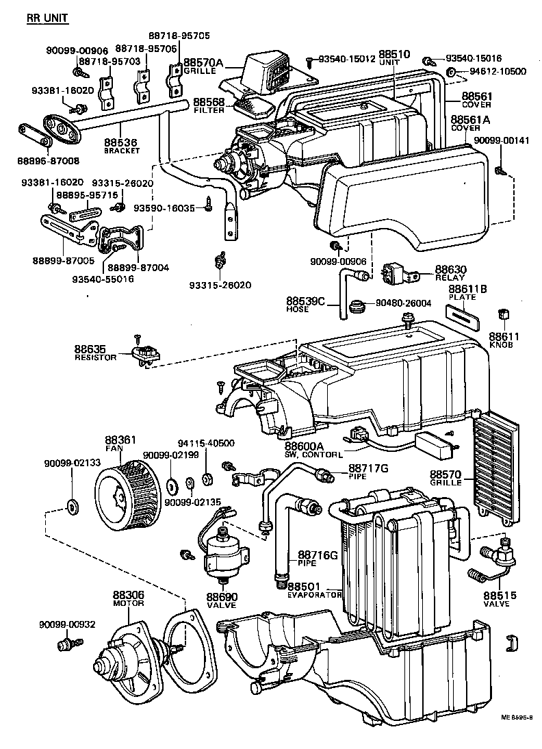 88578-20060 PACKING, COOLING UNIT, NO.2 product image