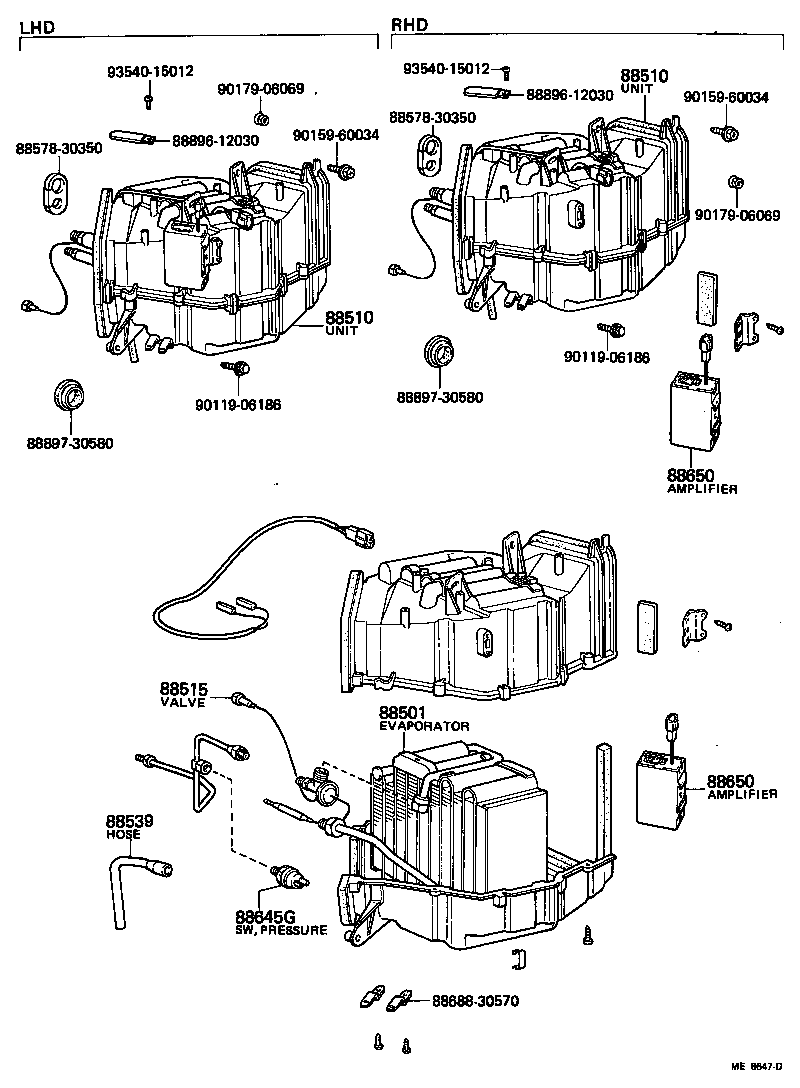 88515-30320 VALVE, COOLER EXPANSION product image