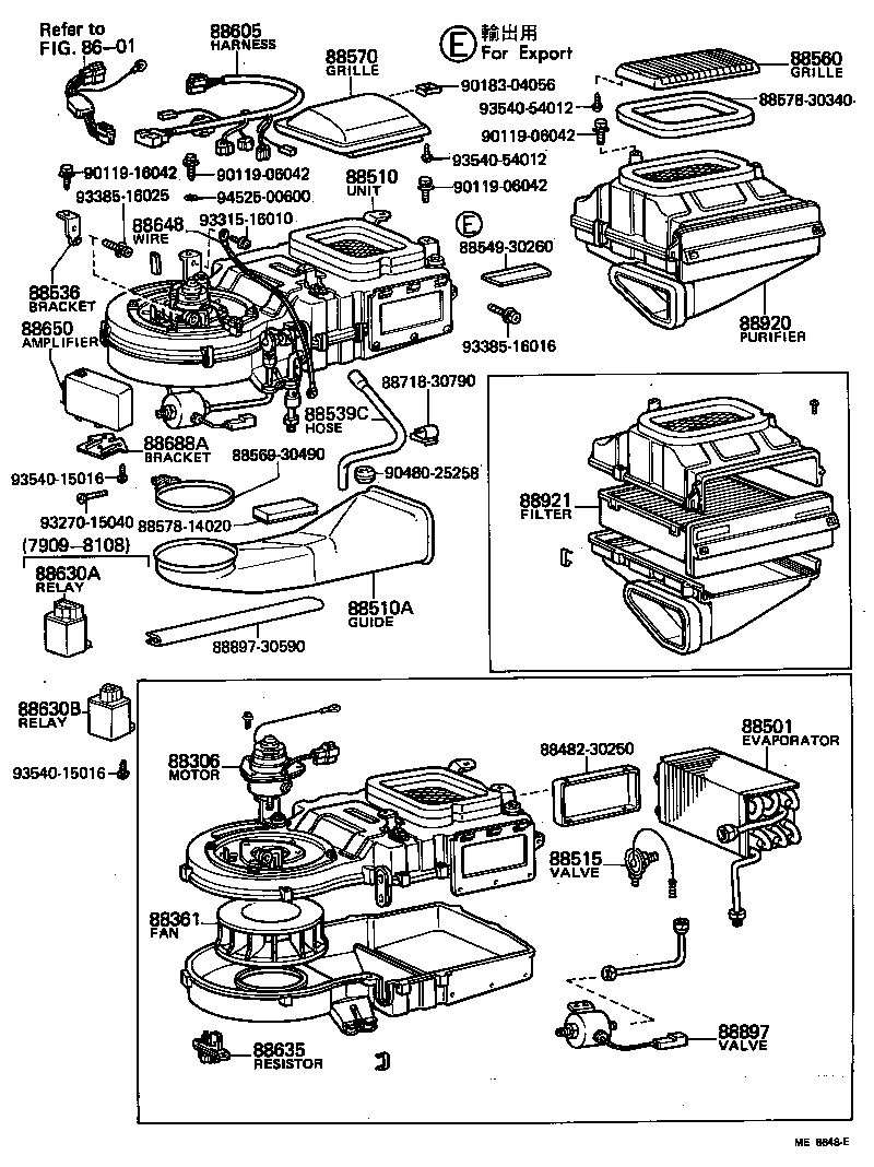 88515-30320 VALVE, COOLER EXPANSION product image