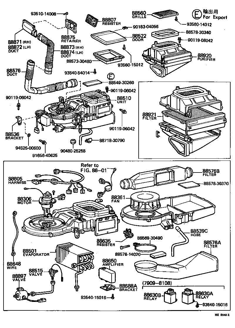 88515-30320 VALVE, COOLER EXPANSION product image