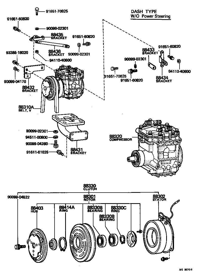 88320-30290 COMPRESSOR ASSY, COOLER product image