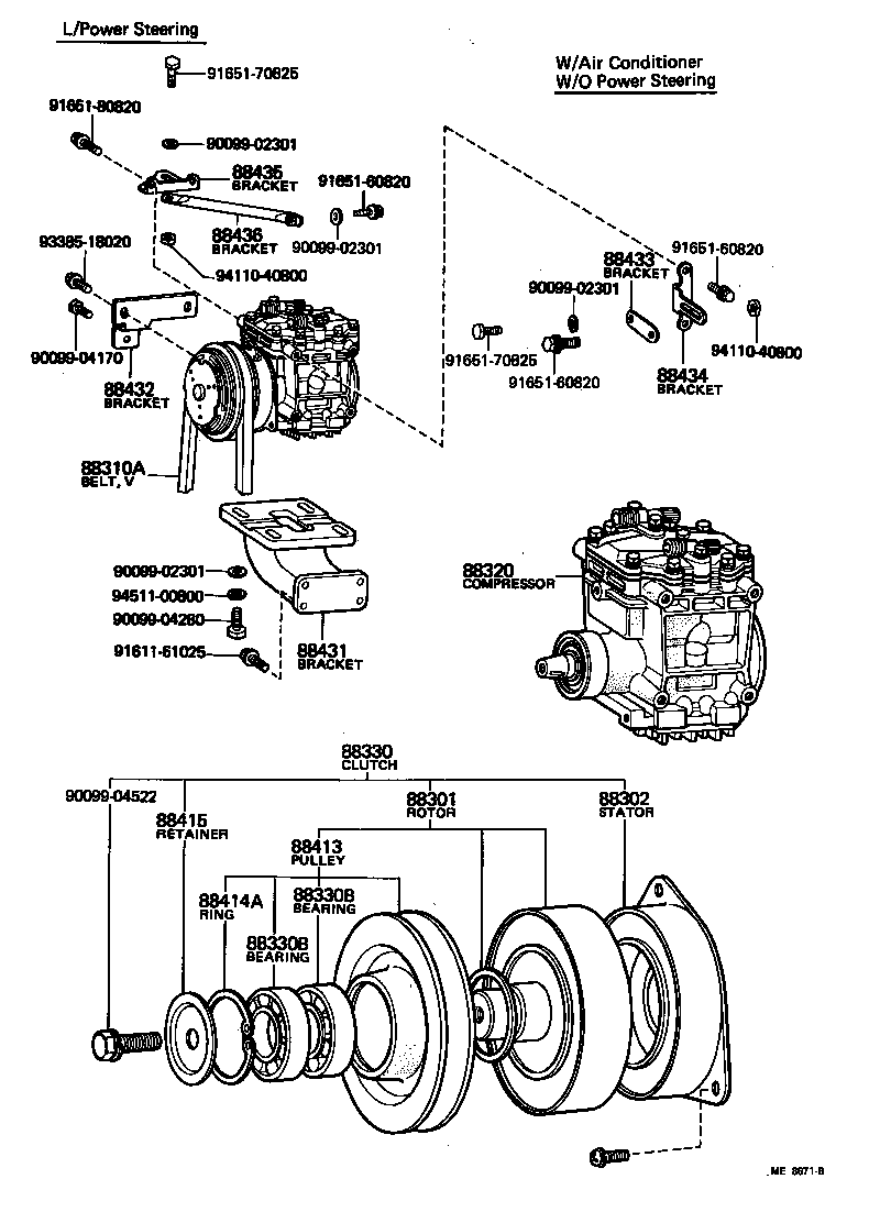 88320-30290 COMPRESSOR ASSY, COOLER product image