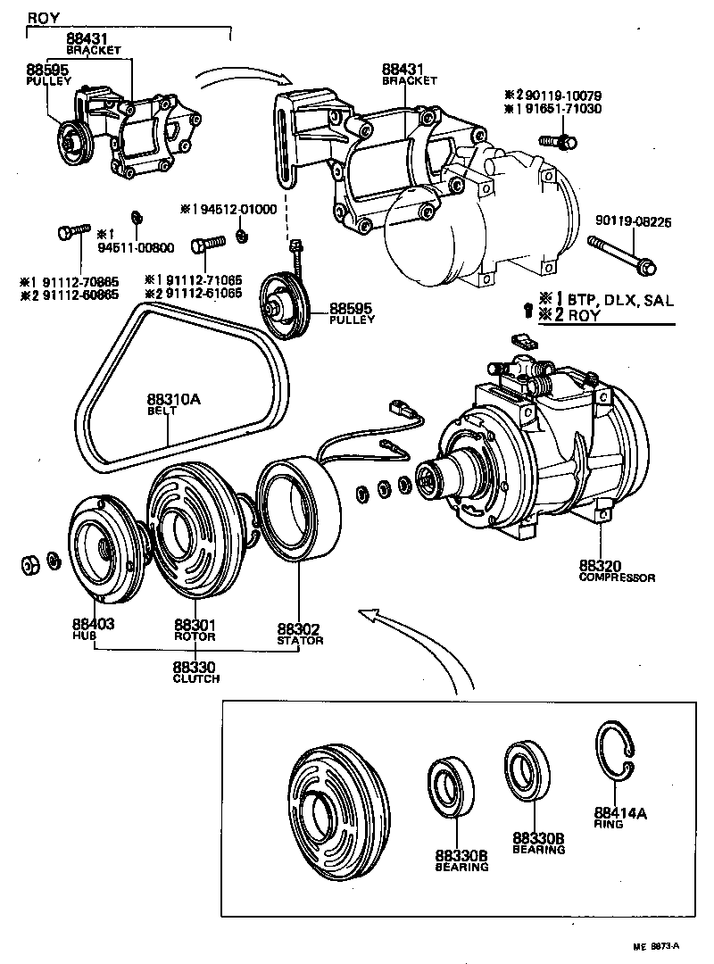 88305-30260 PLATE SUB-ASSY, VALVE product image