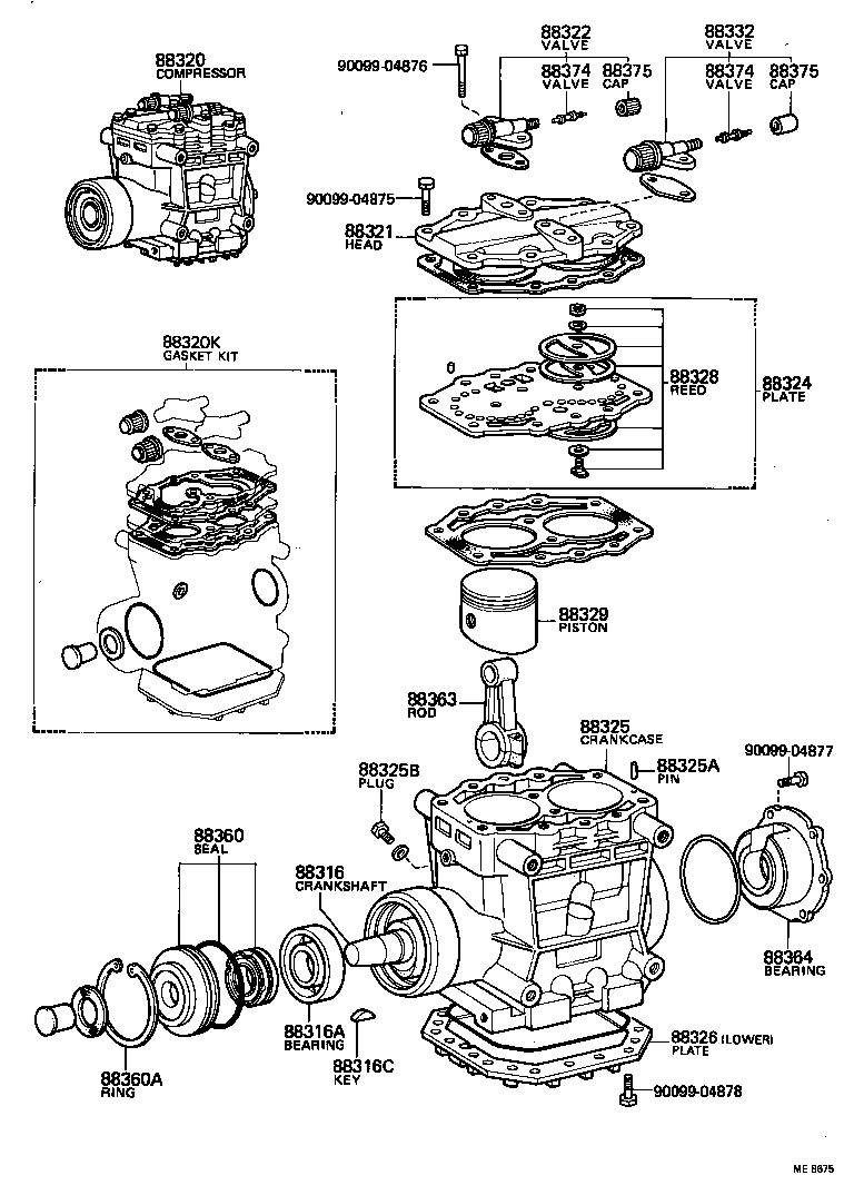 88305-30260 PLATE SUB-ASSY, VALVE product image