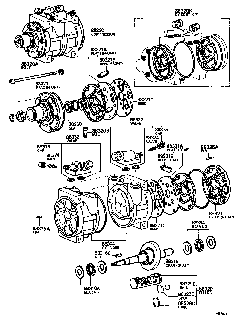 88305-30260 PLATE SUB-ASSY, VALVE product image