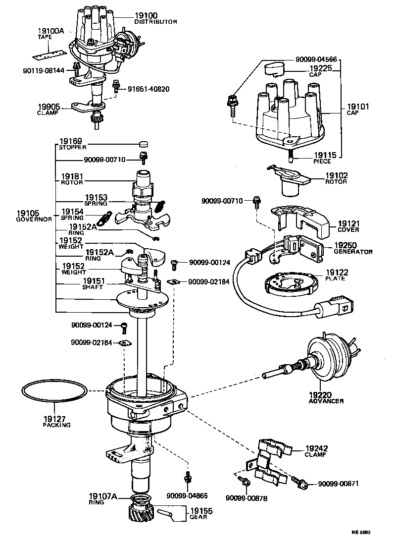 19250-44230 GENERATOR ASSY, SIGNAL product image