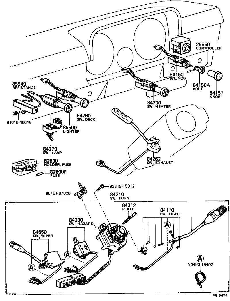 28550-47011 CONTROLLER ASSY, GLOW PLUG product image