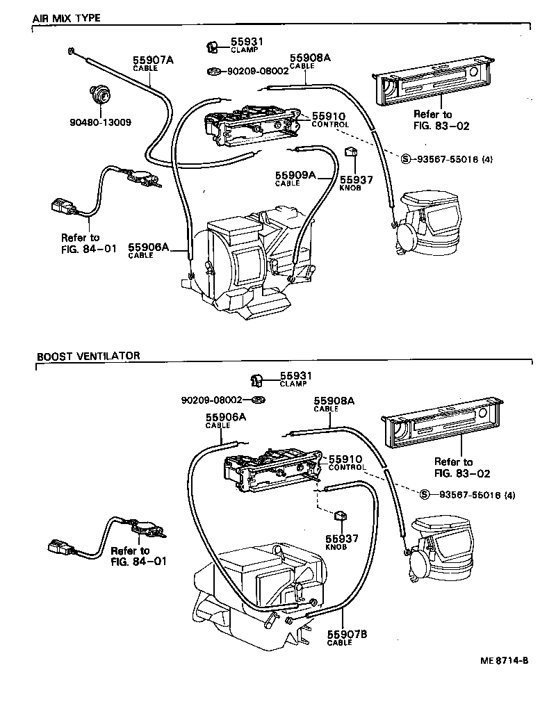 55910-12928 CONTROL ASSY, HEATER OR BOOST VENTILATOR product image