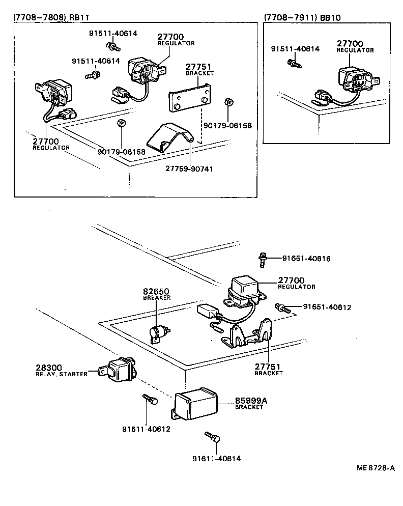 27679-57010 BRACKET, EXHAUST BRAKE(FOR SOLENOID) product image