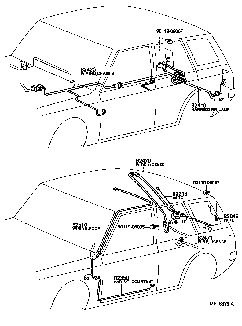 82201-10140 WIRING SUB-ASSY, INSTRUMENT PANEL product image
