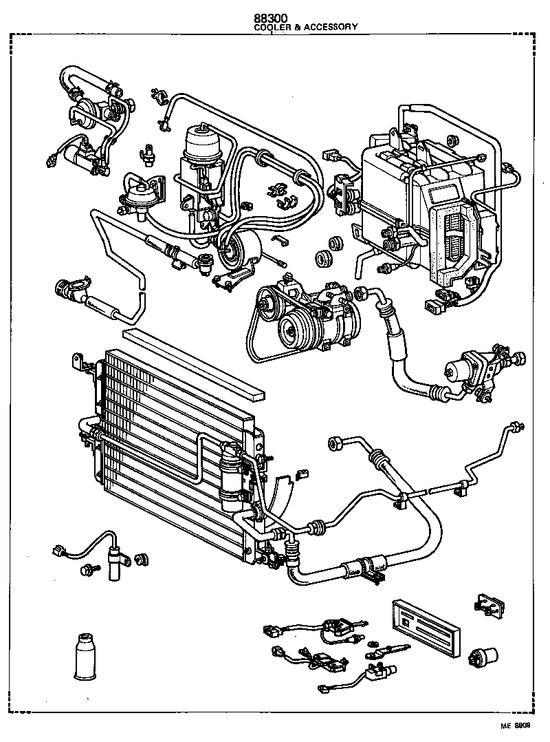 88300-22370 COOLER & ACCESSORY ASSY product image