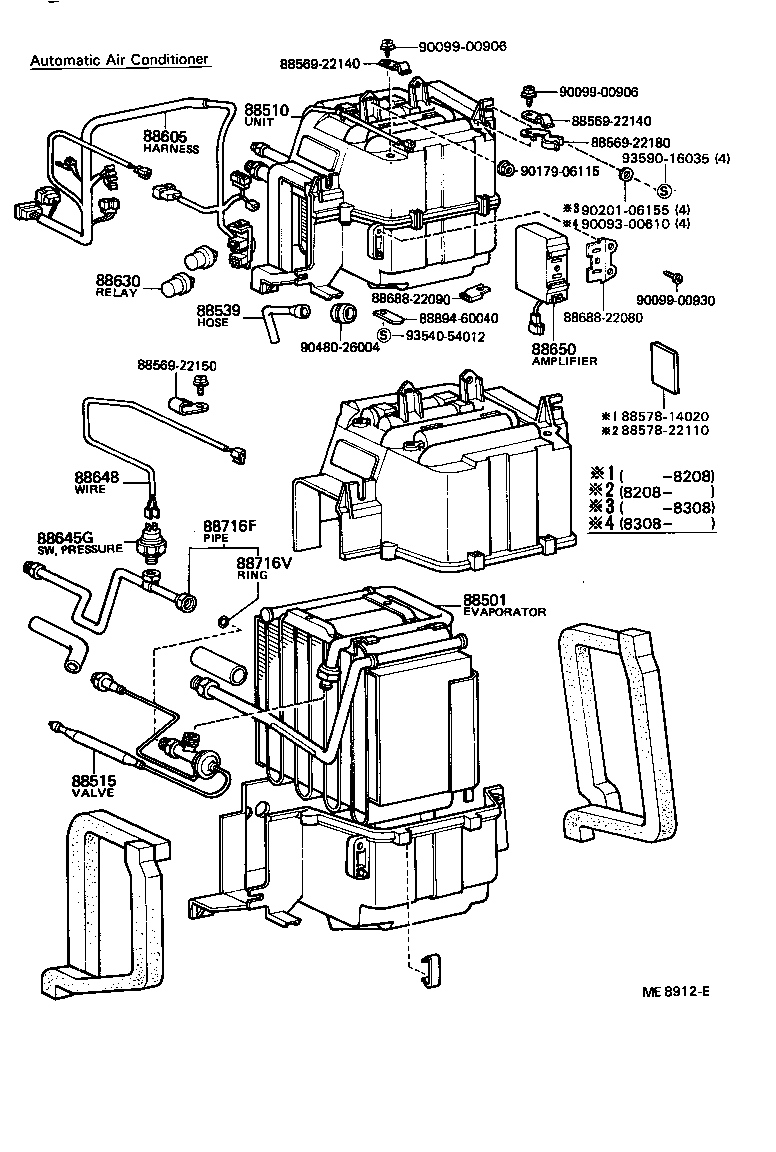88539-22100 HOSE, COOLER UNIT DRAIN, NO.1 product image