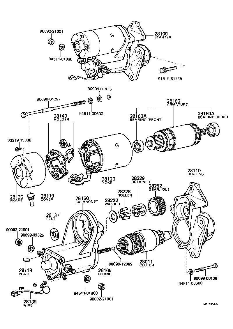 28114-76010 PIN, STARTER DRIVE LEVER SET product image