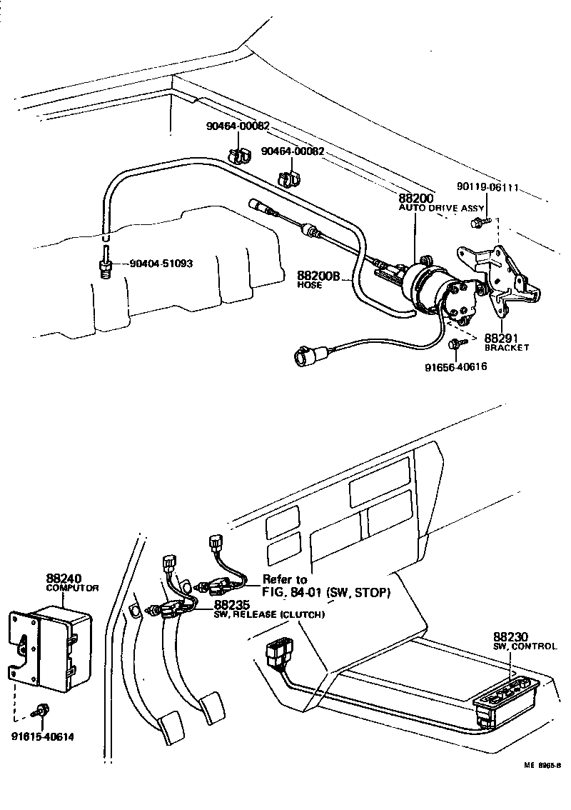 Toyota 88240-14020 COMPUTER ASSY, CRUISE CONTROL