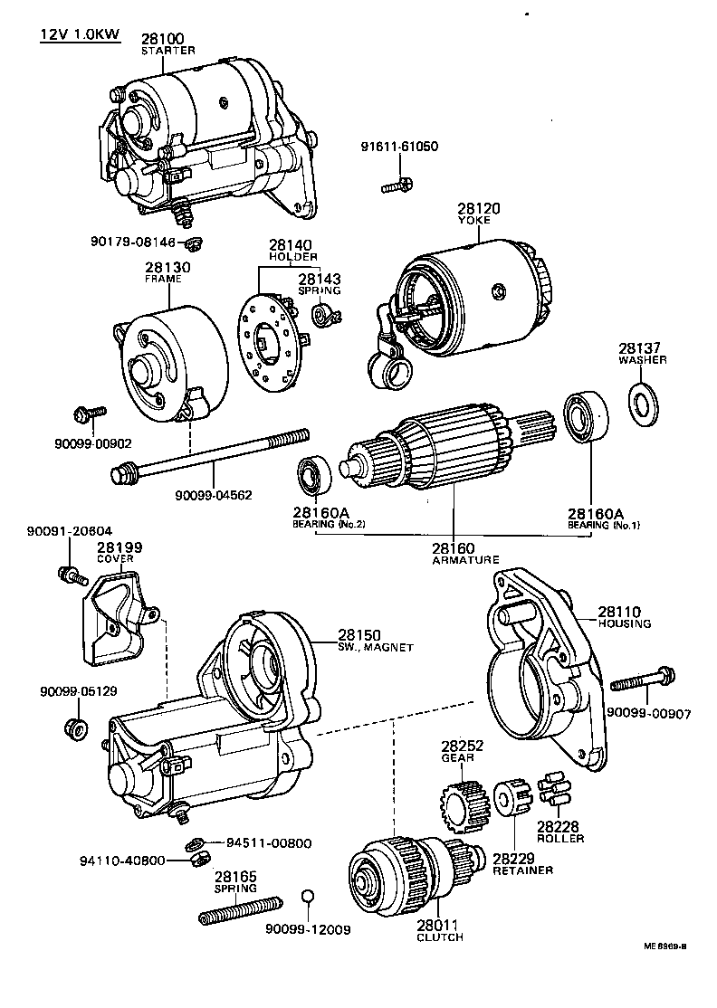 28100-27020 STARTER ASSY product image