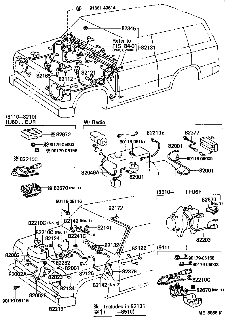 38656-90A00 CABLE, MAGNET SWITCH TO WINCH product image