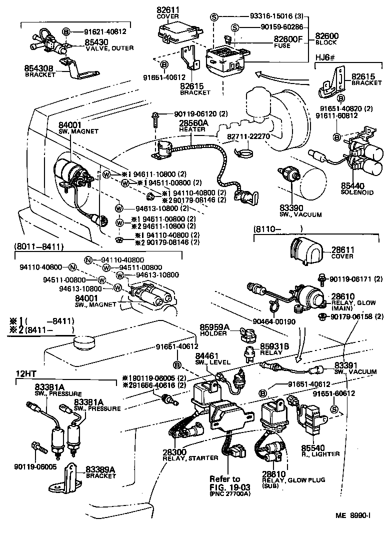 28560-47031 BLOCK, HEATER product image