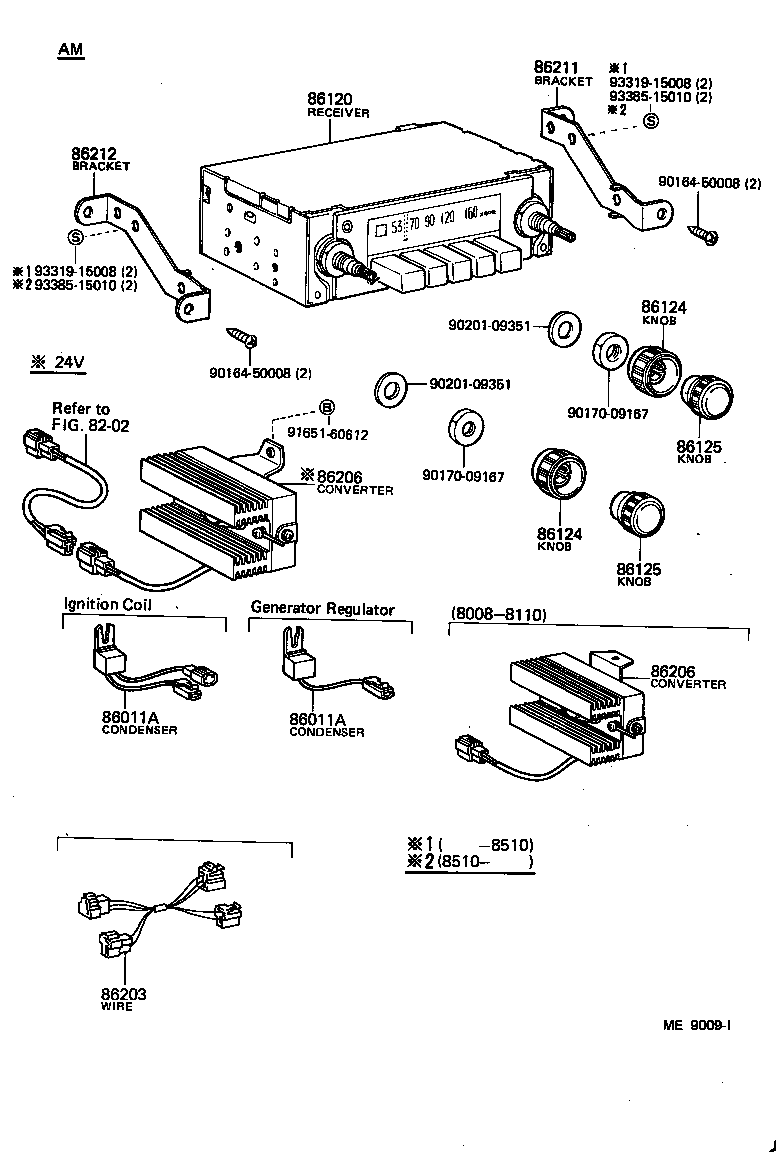86206-90A04 CONVERTER SUB-ASSY, VOLTAGE product image