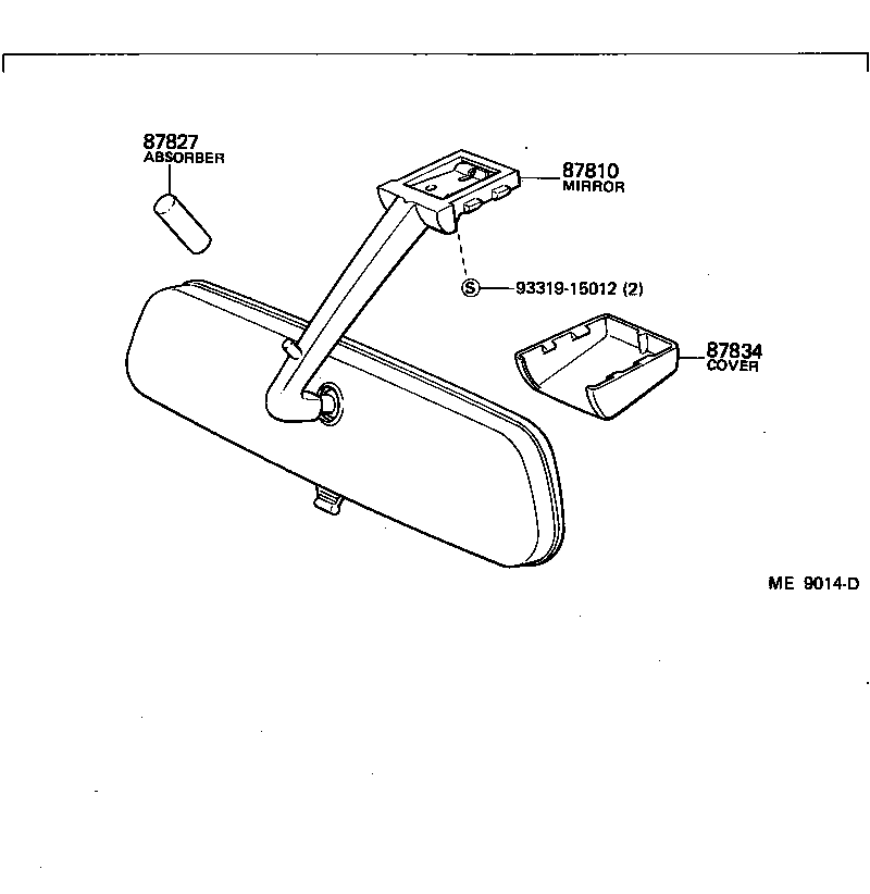 87908-90A01 ACTUATOR ASSY, OUTER MIRROR, RH product image