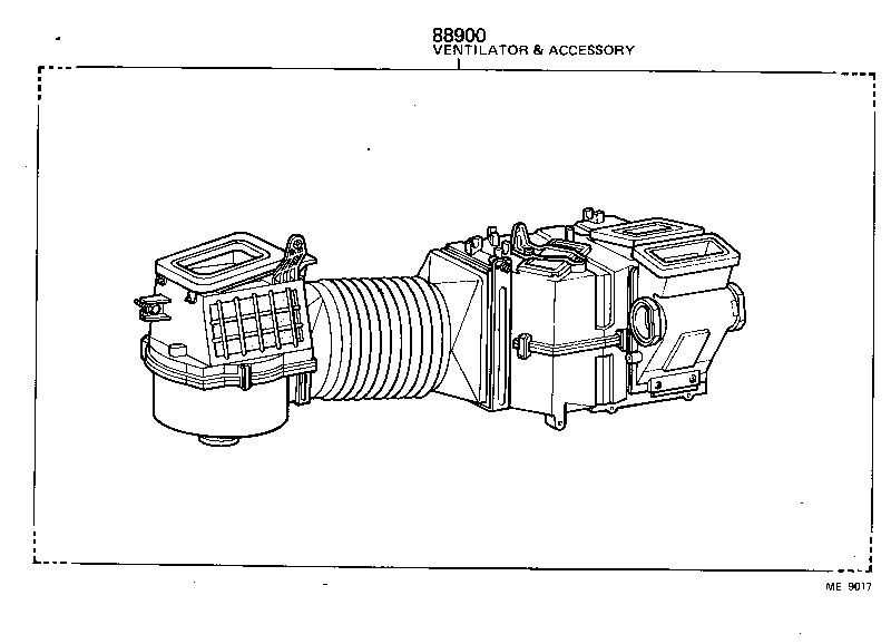 88300-90A41 COOLER & ACCESSORY ASSY product image