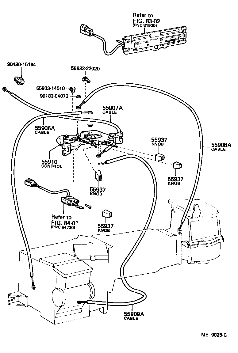 Toyota 87201-90A02 DUCT, AIR, NO.4