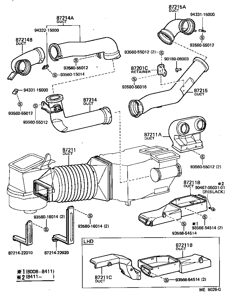 87286-90A00 CABLE SUB-ASSY, WATER VALVE CONTROL product image