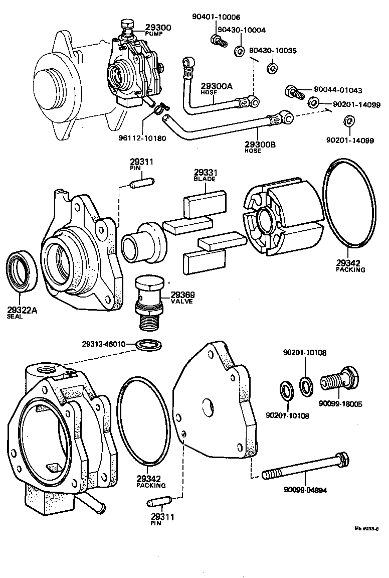 29331-78020 BLADE, VACUUM PUMP, A product image