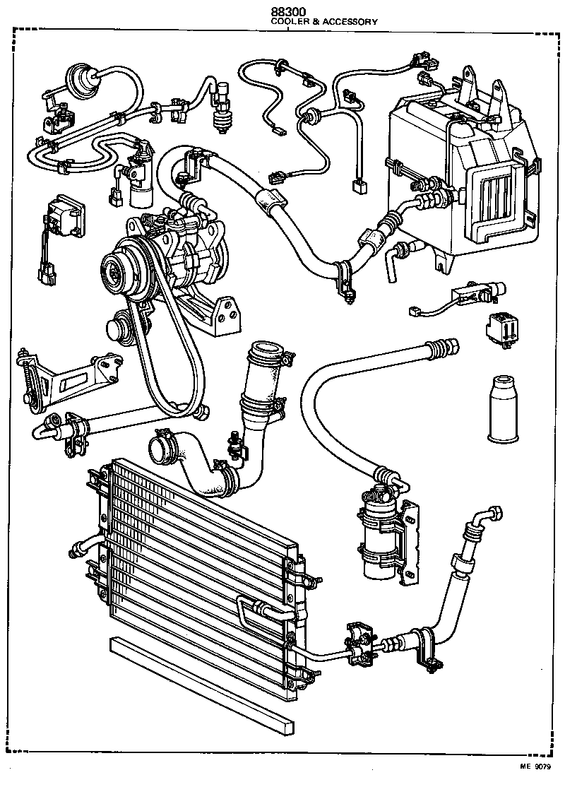 88300-60290 COOLER & ACCESSORY ASSY product image