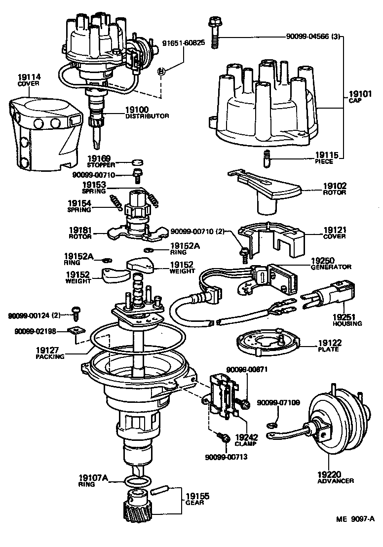 19242-61091 CLAMP, CORD, NO.2 product image