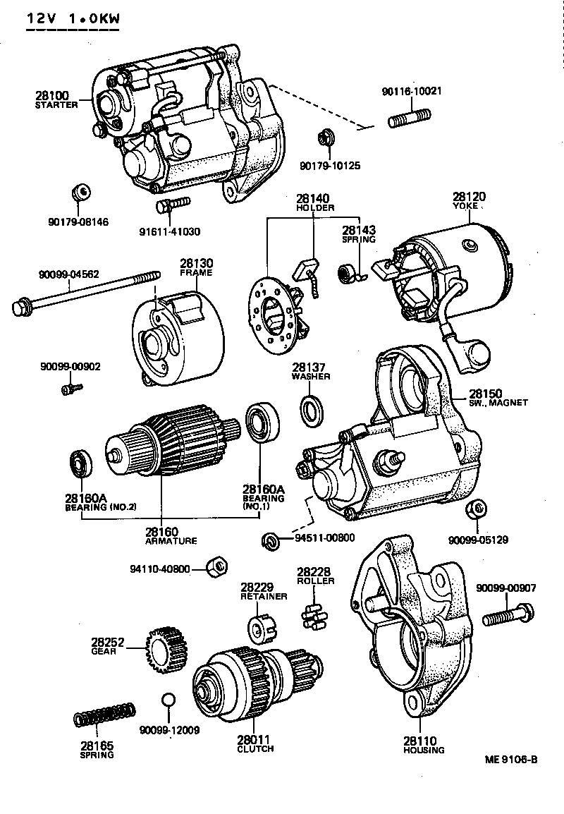 28150-54022 SWITCH ASSY, MAGNET STARTER product image