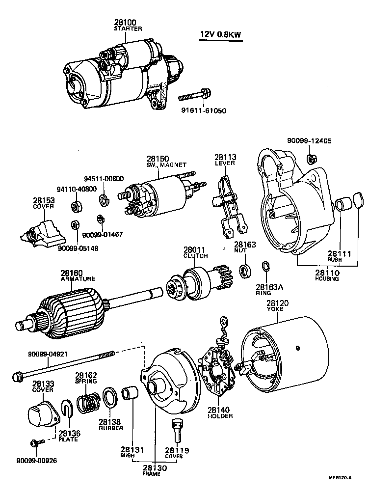28110-31020 HOUSING ASSY, STARTER DRIVE product image