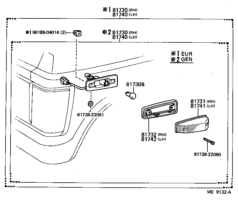 81730-69015 LAMP ASSY, SIDE TURN SIGNAL, RH product image
