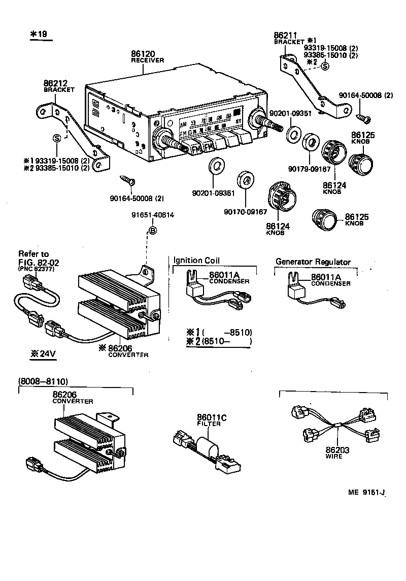 86206-90A04 CONVERTER SUB-ASSY, VOLTAGE product image