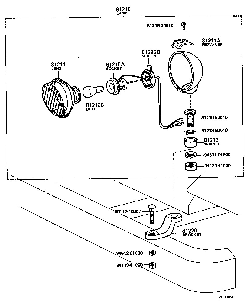 81218-60020 LENS, FOG LAMP product image