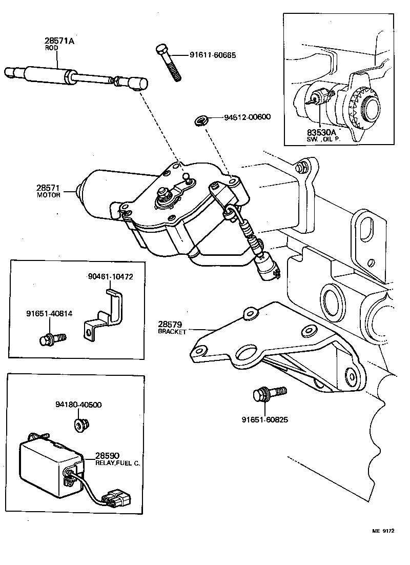 28590-57010 RELAY ASSY, FUEL CONTROL product image