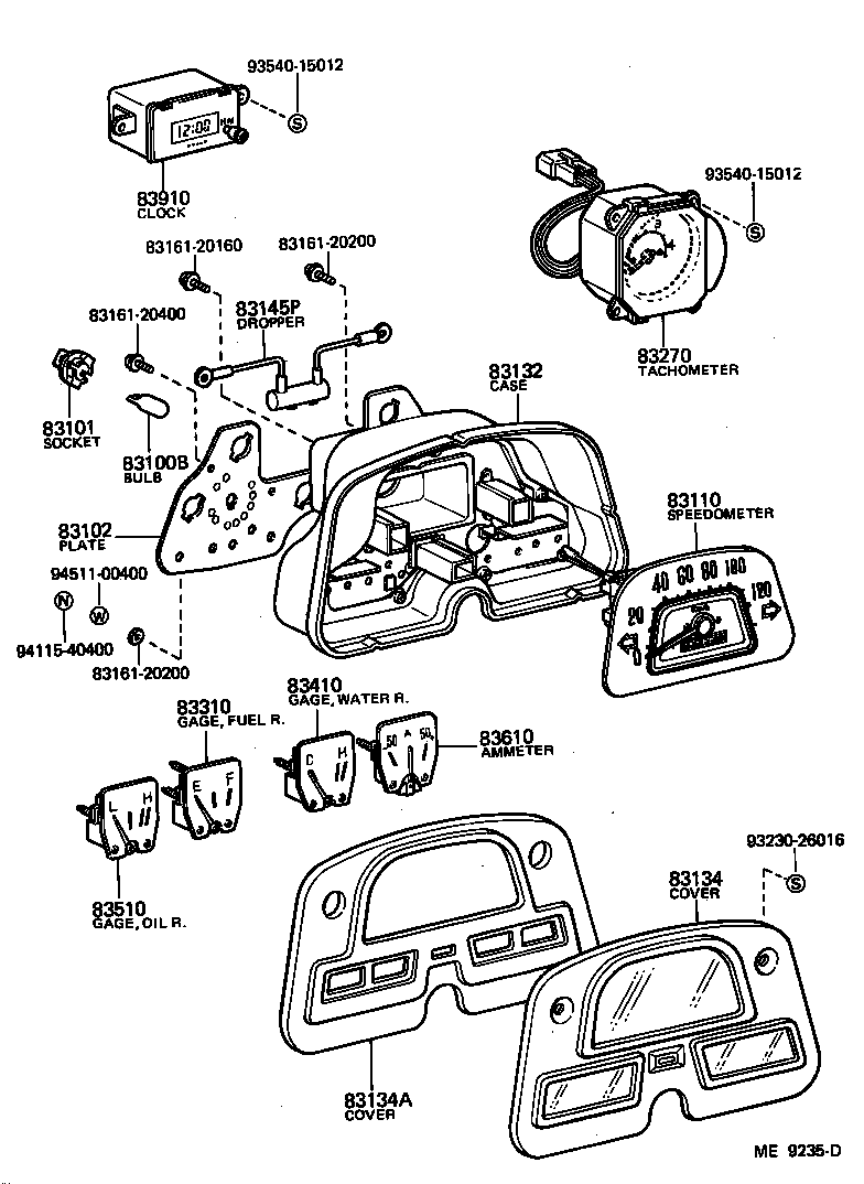 83110-60092 SPEEDOMETER ASSY product image