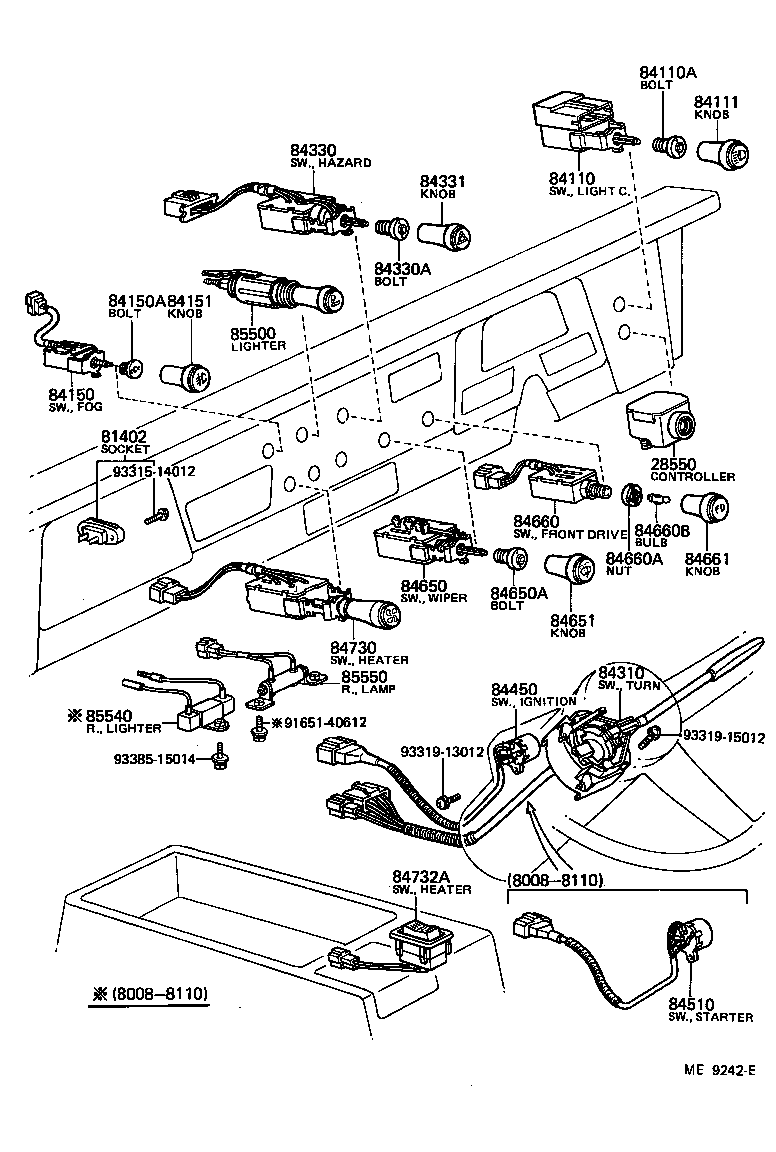 81980-25050 FLASHER ASSY, TURN SIGNAL product image