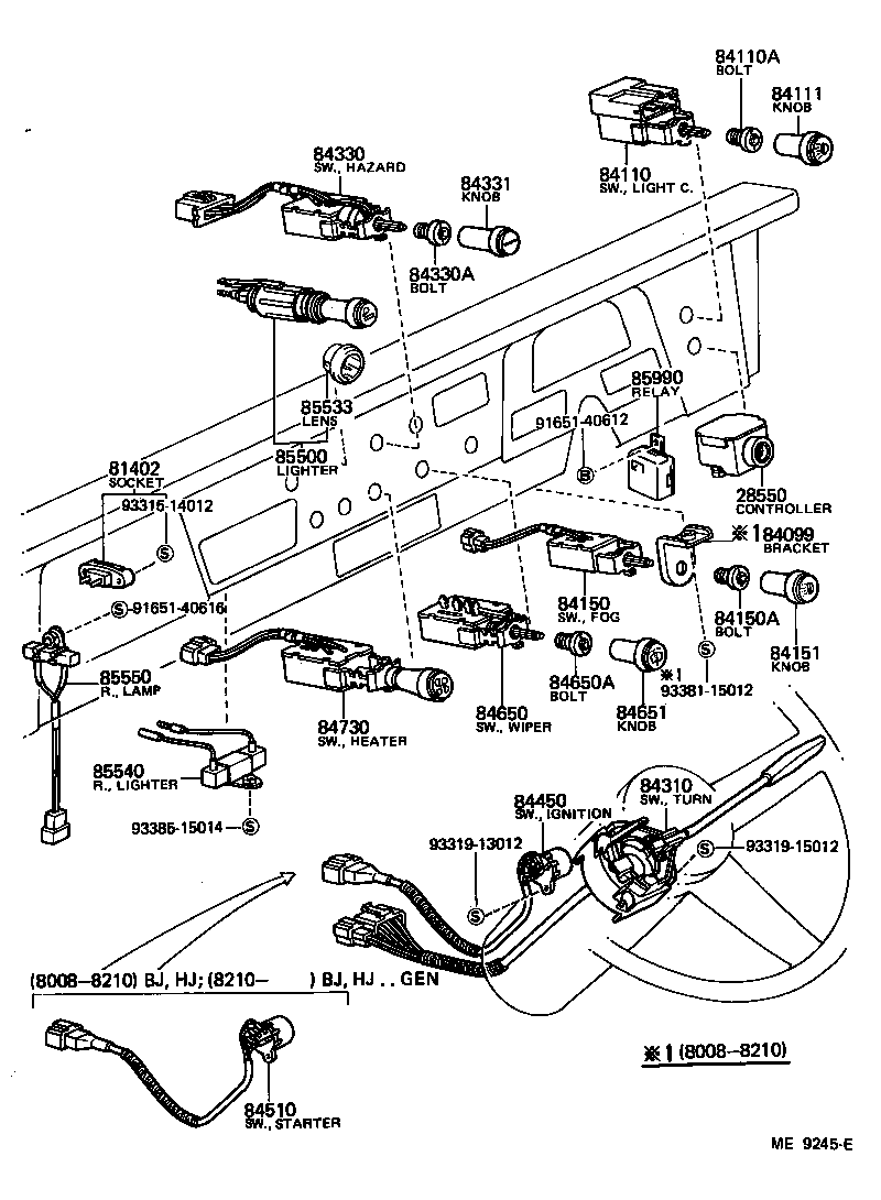 28624-57010 PLATE, CURRENT SENSOR product image